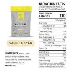 Ascent Protein Miceller Casein - Vanilla 2lb