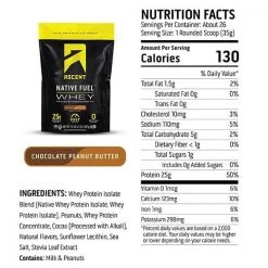 Ascent Protein Whey Protein Powder - Chocolate Peanut Butter 7 Ascent Protein Whey Protein Powder - Chocolate Peanut Butter