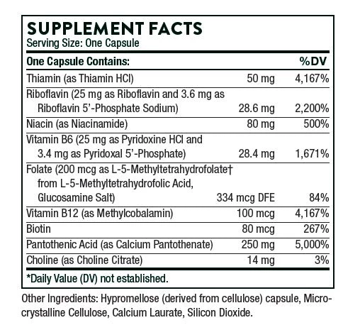 Vitamins & Supplements Thorne Stress B-Complex 4 Vitamins & Supplements Thorne Stress B-Complex