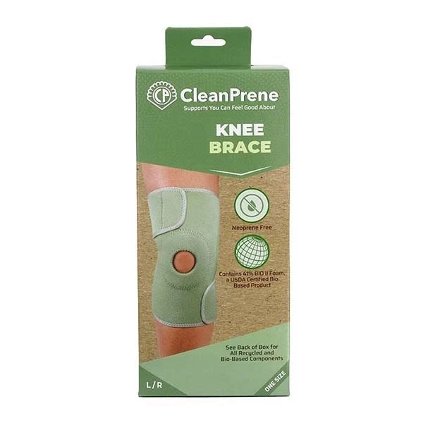 CleanPrene Sustainable Knee Brace Athletic Recovery 1 CleanPrene Sustainable Knee Brace Athletic Recovery