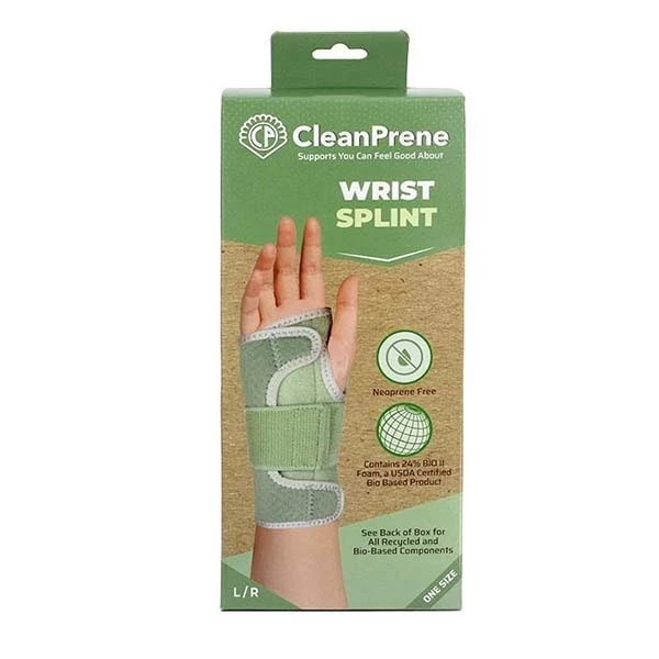 CleanPrene Sustainable Wrist Splint Athletic Recovery 1 CleanPrene Sustainable Wrist Splint Athletic Recovery