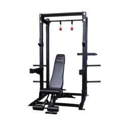 Body-Solid Body Solid Pro Club Line Half Cage Package SPR500BACK + SFID425 + SPRDCB + SR-DIP+ SR-CB