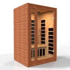 Dynamic Saunas Dynamic Cordoba 2-person Low EMF FAR Infrared Sauna (Canadian Hemlock)