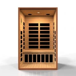 Dynamic Saunas Dynamic Cordoba 2-person Low EMF FAR Infrared Sauna (Canadian Hemlock)