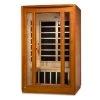 Dynamic Saunas Dynamic San Marino Elite 2-person Ultra Low EMF FAR Infrared Sauna (Canadian Hemlock) Heat Therapy