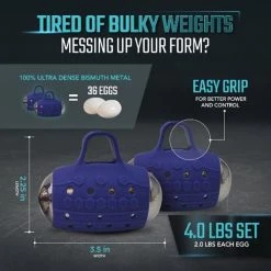 Egg Weights 4Lbs Knockout With Bag Free Weights