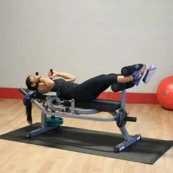Body-Solid Body Solid Horizontal Ab Crunch Bench Weight Training