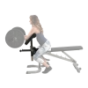Body-Solid Weight Training Body Solid Preacher Curl Attachment