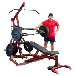 Body-Solid Weight Training Body Solid Corner Leverage Gym Package, Includes GFID100 Bench
