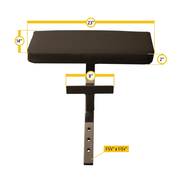 Body-Solid Weight Training Body Solid Preacher Curl Attachment 9 Body-Solid Weight Training Body Solid Preacher Curl Attachment