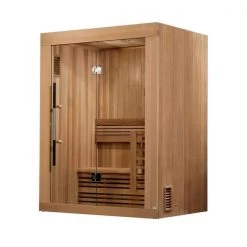 Golden Designs 2 Person Traditional Steam Sauna - Canadian Red Cedar