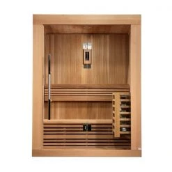 Golden Designs 2 Person Traditional Steam Sauna - Canadian Red Cedar