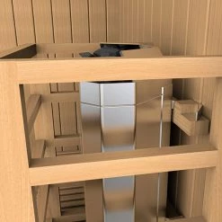 Golden Designs 2 Person Traditional Steam Sauna - Canadian Red Cedar