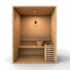 Golden Designs 2 Person Traditional Steam Sauna - Canadian Red Cedar