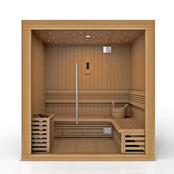 Golden Designs Copenhagen Edition 3 Person Traditional Steam Sauna - Canadian Red Cedar Heat Therapy 5 Golden Designs Copenhagen Edition 3 Person Traditional Steam Sauna - Canadian Red Cedar Heat Therapy