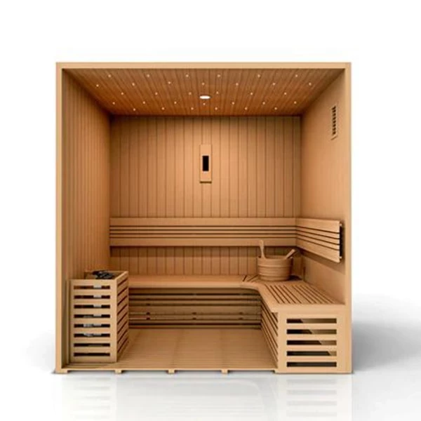 Golden Designs Copenhagen Edition 3 Person Traditional Steam Sauna - Canadian Red Cedar Heat Therapy 6 Golden Designs Copenhagen Edition 3 Person Traditional Steam Sauna - Canadian Red Cedar Heat Therapy