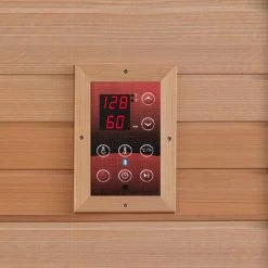 Heat Therapy Golden Designs Monaco 6-person PureTech™ Near Zero EMF FAR Infrared Sauna (Canadian Hemlock)
