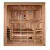 Golden Designs Osla Edition 6 Person Traditional Steam Sauna - Canadian Red Cedar Heat Therapy