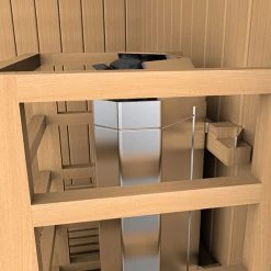 Golden Designs Osla Edition 6 Person Traditional Steam Sauna - Canadian Red Cedar Heat Therapy 17 Golden Designs Osla Edition 6 Person Traditional Steam Sauna - Canadian Red Cedar Heat Therapy