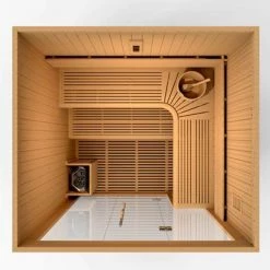 Golden Designs Osla Edition 6 Person Traditional Steam Sauna - Canadian Red Cedar Heat Therapy 14 Golden Designs Osla Edition 6 Person Traditional Steam Sauna - Canadian Red Cedar Heat Therapy