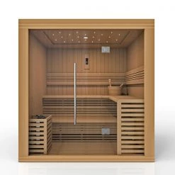 Golden Designs Osla Edition 6 Person Traditional Steam Sauna - Canadian Red Cedar Heat Therapy 15 Golden Designs Osla Edition 6 Person Traditional Steam Sauna - Canadian Red Cedar Heat Therapy