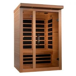 Dynamic Saunas Dynamic Llumeneres 2-person Ultra Low EMF FAR Infrared Sauna (Canadian Hemlock) Heat Therapy