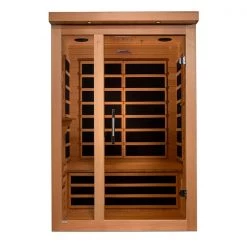 Dynamic Saunas Dynamic Llumeneres 2-person Ultra Low EMF FAR Infrared Sauna (Canadian Hemlock) Heat Therapy