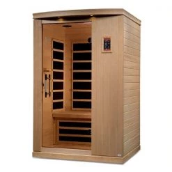 Dynamic Saunas Dynamic Venice Elite 2-person Ultra Low EMF FAR Infrared Sauna (Canadian Hemlock)