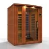 Dynamic Saunas Dynamic Lugano 3-person Low EMF FAR Infrared Sauna (Canadian Hemlock)