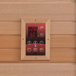 Dynamic Saunas Dynamic Vila 3-person Ultra Low EMF FAR Infrared Sauna (Canadian Hemlock) Heat Therapy