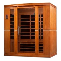 Dynamic Saunas Dynamic Bergamo 4-person Low EMF FAR Infrared Sauna (Canadian Hemlock) Heat Therapy 14 Dynamic Saunas Dynamic Bergamo 4-person Low EMF FAR Infrared Sauna (Canadian Hemlock) Heat Therapy