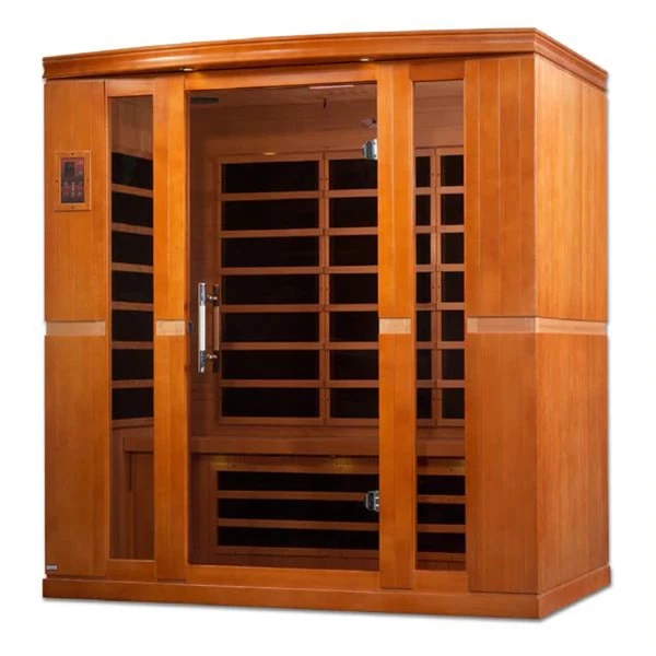 Dynamic Saunas Dynamic Bergamo 4-person Low EMF FAR Infrared Sauna (Canadian Hemlock) Heat Therapy 3 Dynamic Saunas Dynamic Bergamo 4-person Low EMF FAR Infrared Sauna (Canadian Hemlock) Heat Therapy