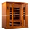 Dynamic Saunas Dynamic Bergamo 4-person Low EMF FAR Infrared Sauna (Canadian Hemlock) Heat Therapy