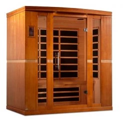 Dynamic Saunas Dynamic Bergamo 4-person Low EMF FAR Infrared Sauna (Canadian Hemlock) Heat Therapy