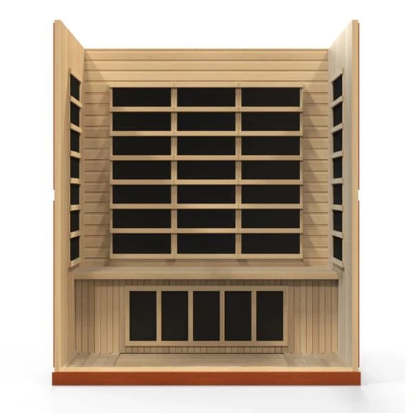 Dynamic Saunas Dynamic Bergamo 4-person Low EMF FAR Infrared Sauna (Canadian Hemlock) Heat Therapy 4 Dynamic Saunas Dynamic Bergamo 4-person Low EMF FAR Infrared Sauna (Canadian Hemlock) Heat Therapy