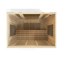 Dynamic Saunas Dynamic Bergamo 4-person Low EMF FAR Infrared Sauna (Canadian Hemlock) Heat Therapy 16 Dynamic Saunas Dynamic Bergamo 4-person Low EMF FAR Infrared Sauna (Canadian Hemlock) Heat Therapy
