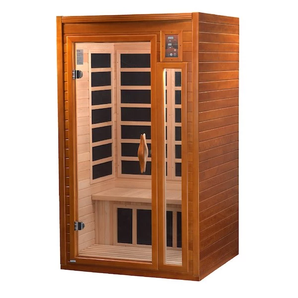 Dynamic Saunas Dynamic Barcelona Elite 1-2-person Ultra Low EMF FAR Infrared Sauna (Canadian Hemlock) Heat Therapy 3 Dynamic Saunas Dynamic Barcelona Elite 1-2-person Ultra Low EMF FAR Infrared Sauna (Canadian Hemlock) Heat Therapy