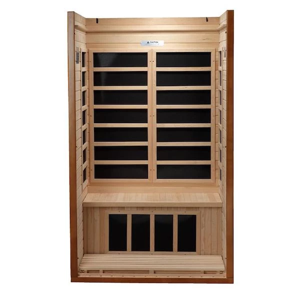 Dynamic Saunas Dynamic Barcelona Elite 1-2-person Ultra Low EMF FAR Infrared Sauna (Canadian Hemlock) Heat Therapy 5 Dynamic Saunas Dynamic Barcelona Elite 1-2-person Ultra Low EMF FAR Infrared Sauna (Canadian Hemlock) Heat Therapy