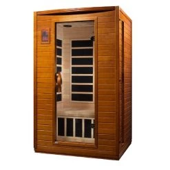 Dynamic Saunas Heat Therapy Dynamic Versailles 2-person Low EMF FAR Infrared Sauna (Canadian Hemlock)