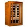 Dynamic Saunas Dynamic San Marino 2-Person Low EMF FAR Infrared Sauna (Canadian Hemlock)