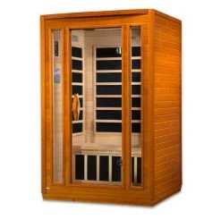 Dynamic Saunas Dynamic San Marino 2-Person Low EMF FAR Infrared Sauna (Canadian Hemlock) 7 Dynamic Saunas Dynamic San Marino 2-Person Low EMF FAR Infrared Sauna (Canadian Hemlock)