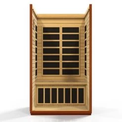 Dynamic Saunas Dynamic San Marino 2-Person Low EMF FAR Infrared Sauna (Canadian Hemlock) 8 Dynamic Saunas Dynamic San Marino 2-Person Low EMF FAR Infrared Sauna (Canadian Hemlock)