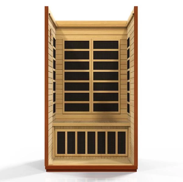 Dynamic Saunas Dynamic San Marino 2-Person Low EMF FAR Infrared Sauna (Canadian Hemlock) 4 Dynamic Saunas Dynamic San Marino 2-Person Low EMF FAR Infrared Sauna (Canadian Hemlock)