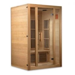 Maxxus Saunas Heat Therapy Maxxus Seattle 2-Person Low EMF FAR Infrared Sauna (Canadian Hemlock)