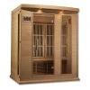 Maxxus Saunas Maxxus 3-Person Low EMF FAR Infrared Sauna (Canadian Hemlock)