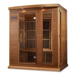 Maxxus Saunas Maxxus 3-Person Low EMF FAR Infrared Sauna (Canadian Red Cedar) 8 Maxxus Saunas Maxxus 3-Person Low EMF FAR Infrared Sauna (Canadian Red Cedar)
