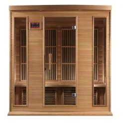 Maxxus Saunas Maxxus 4-Person Low EMF FAR Infrared Sauna (Canadian Red Cedar)