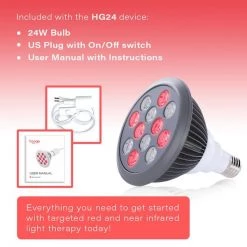 Therapy Methods Hooga HG24 Red Light Therapy Device