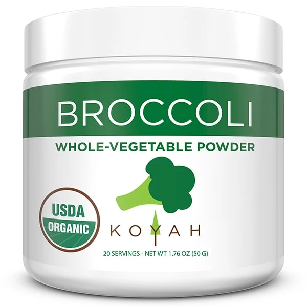 Superfoods & Greens KOYAH Organic Broccoli Powder 1 Superfoods & Greens KOYAH Organic Broccoli Powder