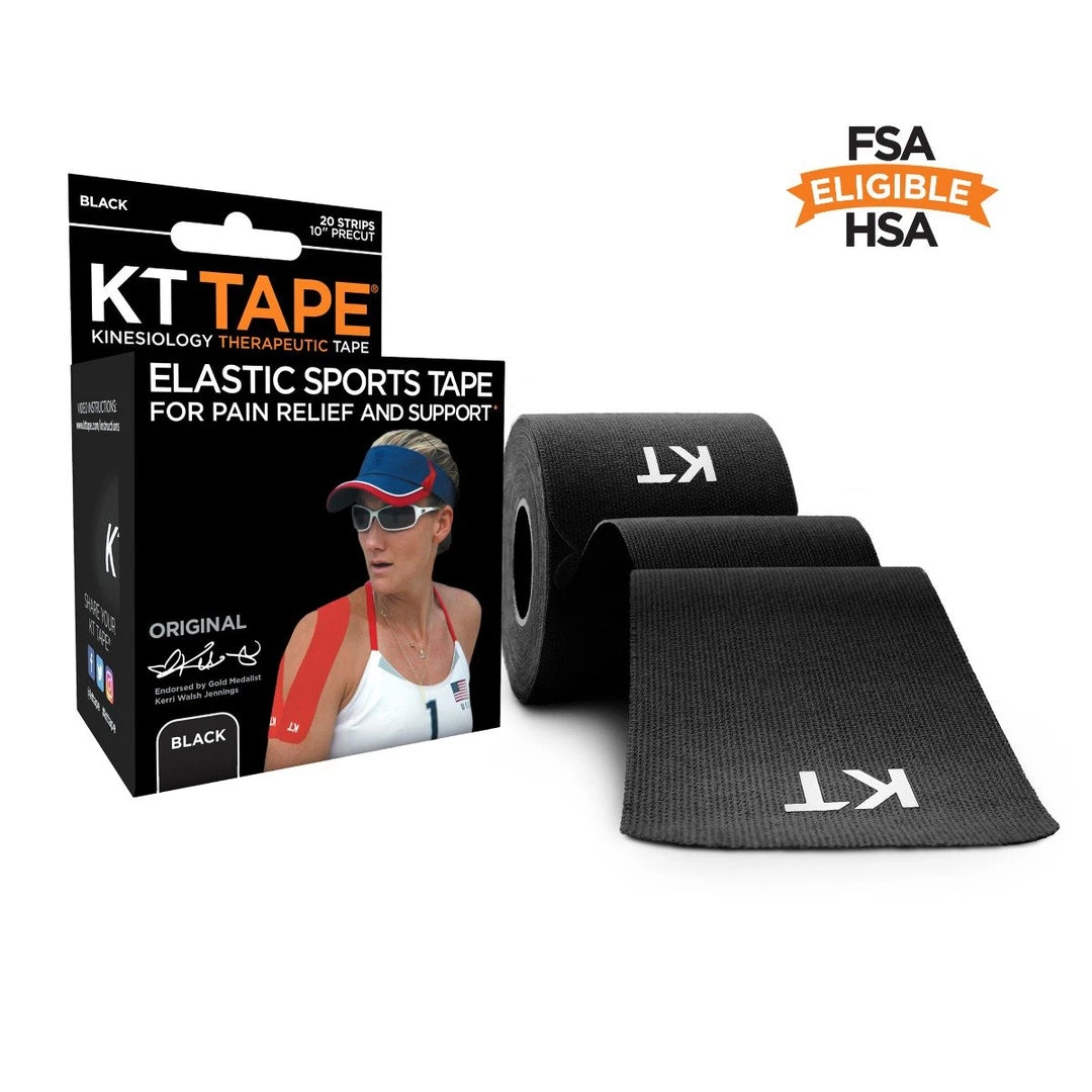 Athletic Recovery KT Tape Original Pre-Cut Kinesiology Tape 1 Athletic Recovery KT Tape Original Pre-Cut Kinesiology Tape
